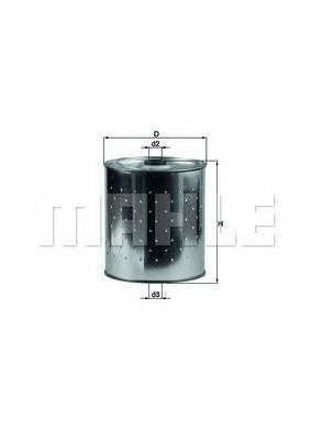 Масляний фільтр двигуна Mahle Original OX85D ціна, від 6.15 USD